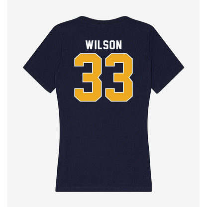UTC - NCAA Women's Basketball : Kameran Wilson - Women's V-Neck T-Shirt-1