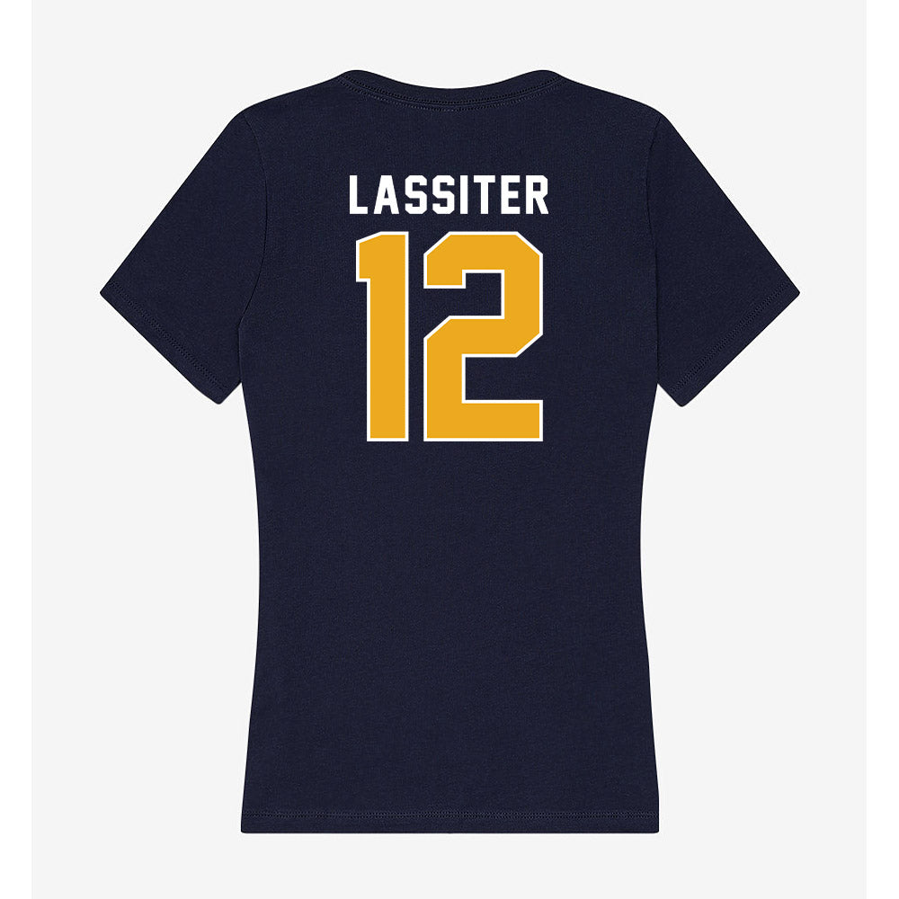 UTC - NCAA Women's Soccer : Elle Lassiter - Women's V-Neck T-Shirt-1