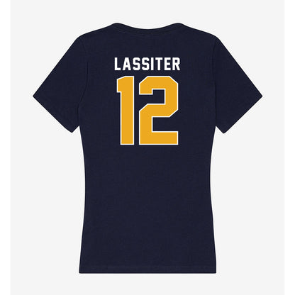 UTC - NCAA Women's Soccer : Elle Lassiter - Women's V-Neck T-Shirt-1