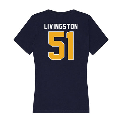 UTC - NCAA Football : Noah Livingston - Women's V-Neck T-Shirt-1