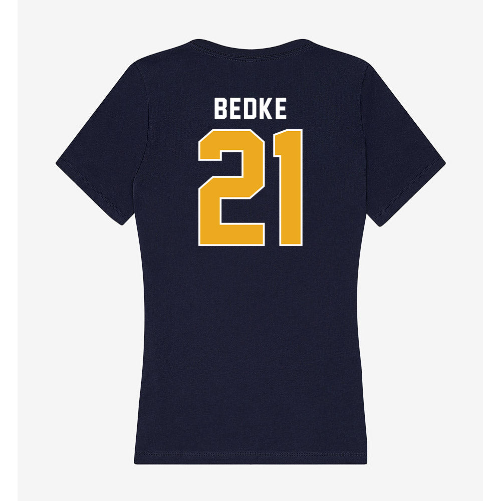 UTC - NCAA Women's Basketball : Falon Bedke - Women's V-Neck T-Shirt-1
