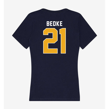 UTC - NCAA Women's Basketball : Falon Bedke - Women's V-Neck T-Shirt-1
