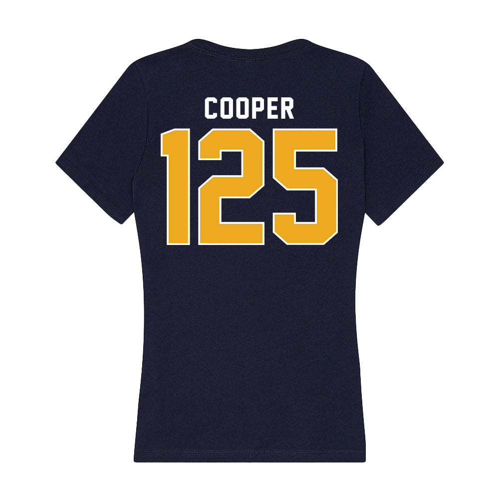 UTC - NCAA Wrestling : Easton Cooper - Women's V-Neck T-Shirt-1