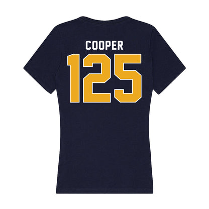 UTC - NCAA Wrestling : Easton Cooper - Women's V-Neck T-Shirt-1