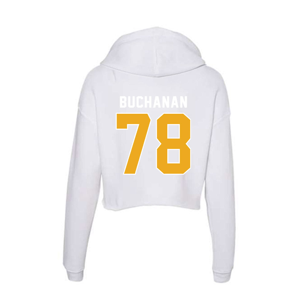 UTC - NCAA Football : Will Buchanan - Women's Crop Fleece Hoodie-1