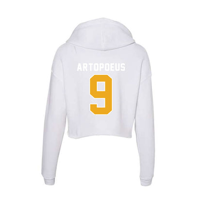 UTC - NCAA Football : Chase Artopoeus - Women's Crop Fleece Hoodie-1