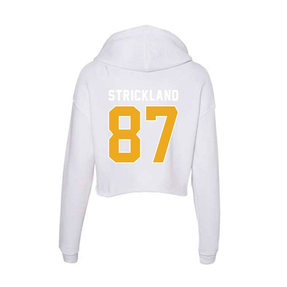 UTC - NCAA Football : Landon Strickland - Women's Crop Fleece Hoodie-1
