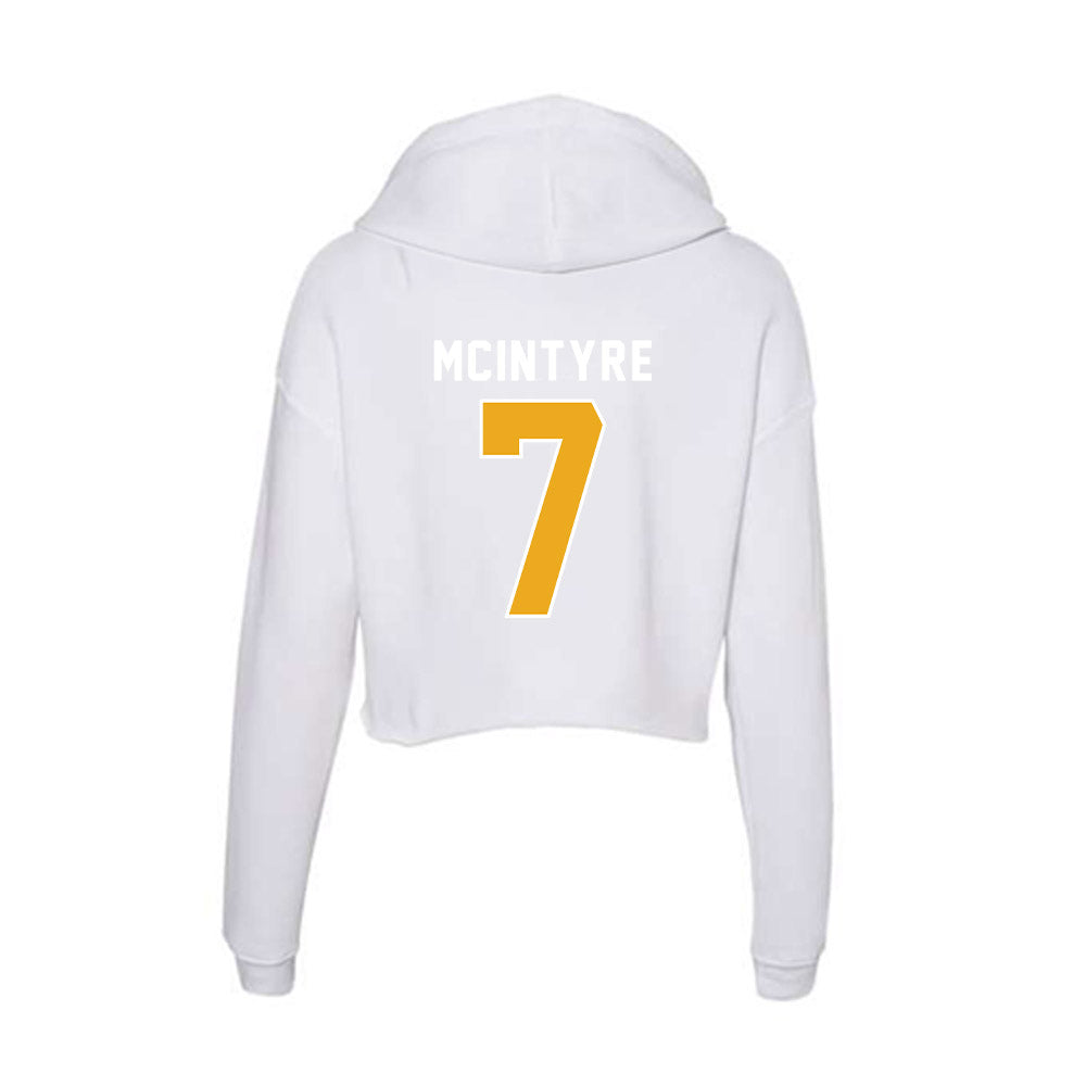 UTC - NCAA Football : John McIntyre - Women's Crop Fleece Hoodie-1