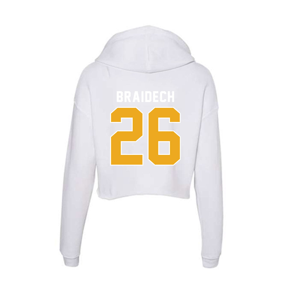 UTC - NCAA Men's Golf : Camden Braidech - Women's Crop Fleece Hoodie-1