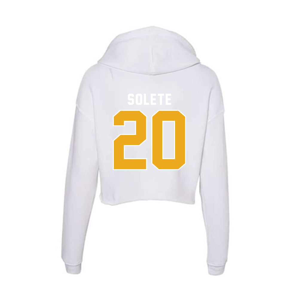 UTC - NCAA Women's Soccer : Nicole Solete - Women's Crop Fleece Hoodie-1