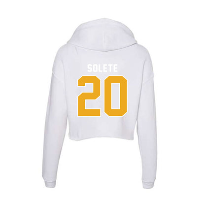 UTC - NCAA Women's Soccer : Nicole Solete - Women's Crop Fleece Hoodie-1