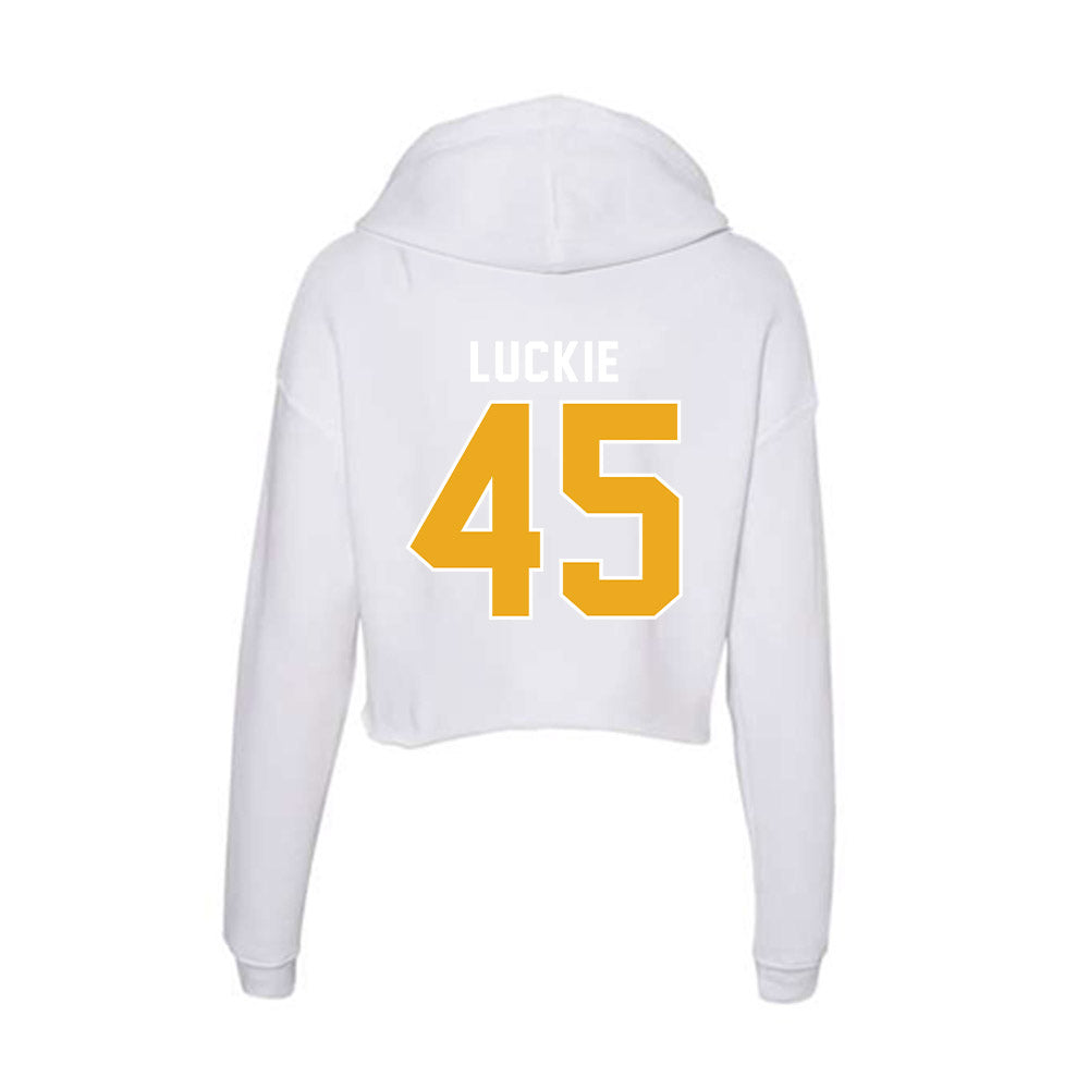 UTC - NCAA Football : Drake Luckie - Women's Crop Fleece Hoodie-1
