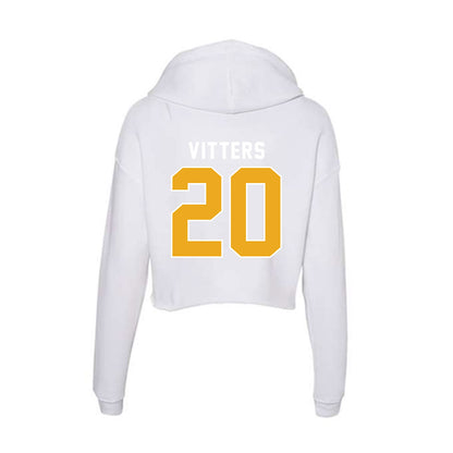 UTC - NCAA Men's Basketball : Liam Vitters - Women's Crop Fleece Hoodie-1
