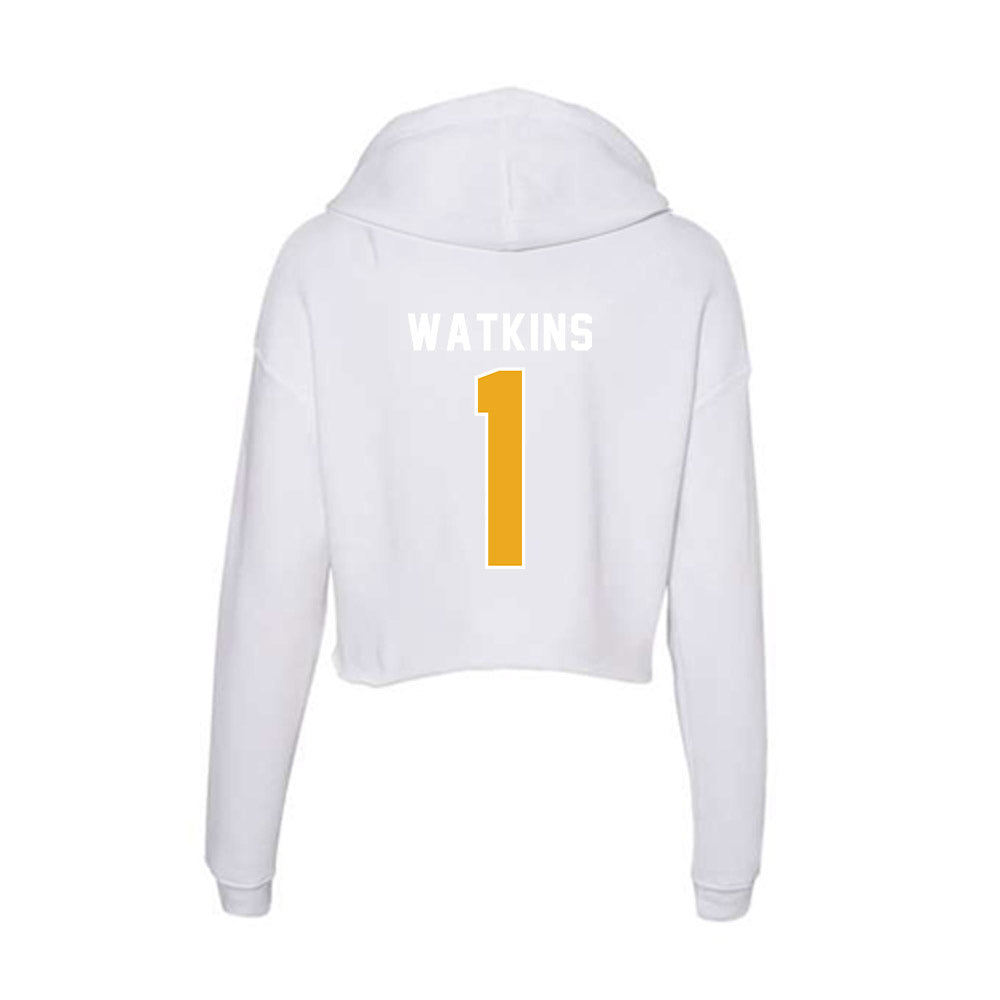 UTC - NCAA Men's Basketball : Brennan Watkins - Women's Crop Fleece Hoodie-1
