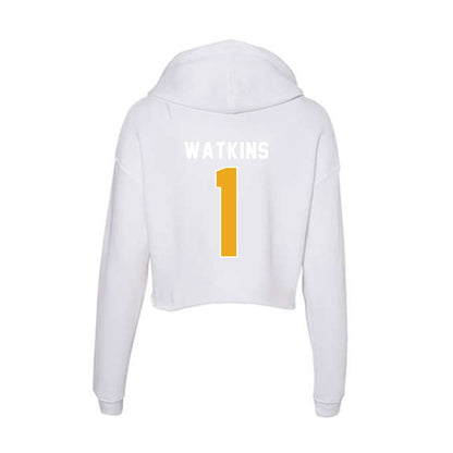 UTC - NCAA Men's Basketball : Brennan Watkins - Women's Crop Fleece Hoodie-1