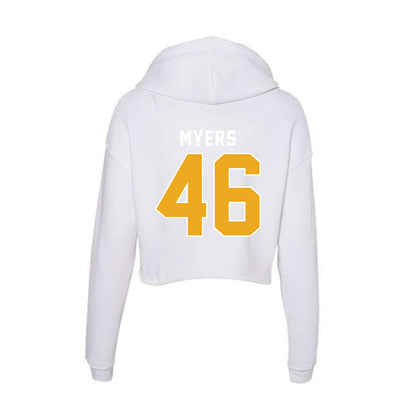 UTC - NCAA Football : Ethan Myers - Women's Crop Fleece Hoodie-1