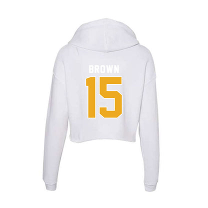 UTC - NCAA Football : Kam Brown - Women's Crop Fleece Hoodie-1