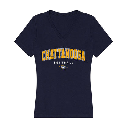 UTC - NCAA Softball : sara witt - Women's V-Neck T-Shirt-0