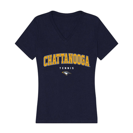  - NCAA Women's Tennis : Emma Pedretti - Women's V-Neck T-Shirt-0