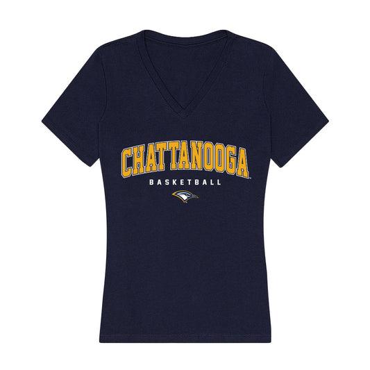 UTC - NCAA Women's Basketball : Falon Bedke - Women's V-Neck T-Shirt-0