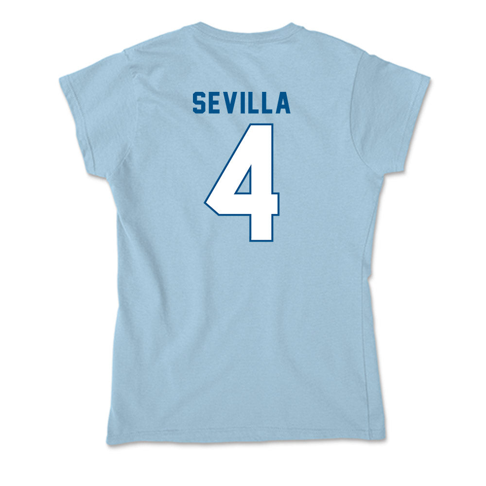 SSU - NCAA Men's Basketball : Donovan Sevilla - Soft Style Women’s T-Shirt-1