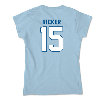 SSU - NCAA Women's Soccer : Ava Ricker - Soft Style Women’s T-Shirt-1