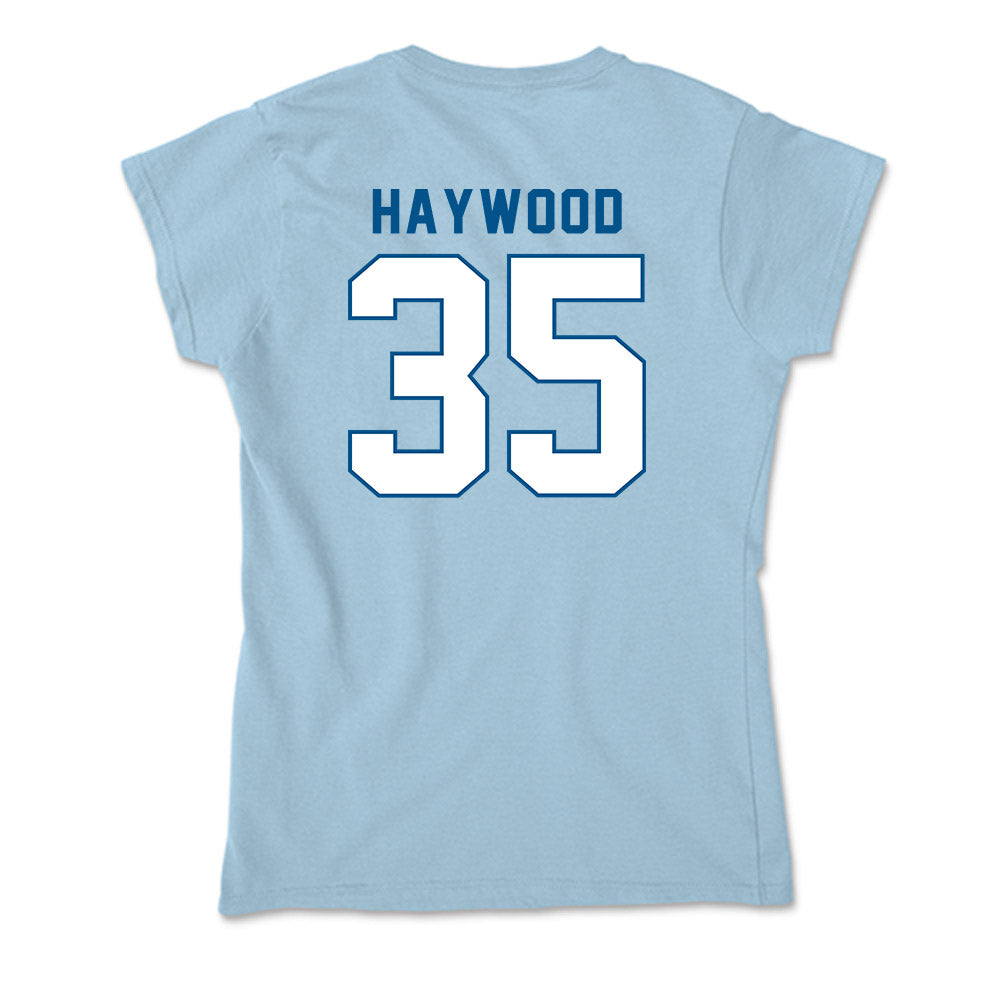 SSU - NCAA Men's Basketball : Terence Haywood - Soft Style Women’s T-Shirt-1