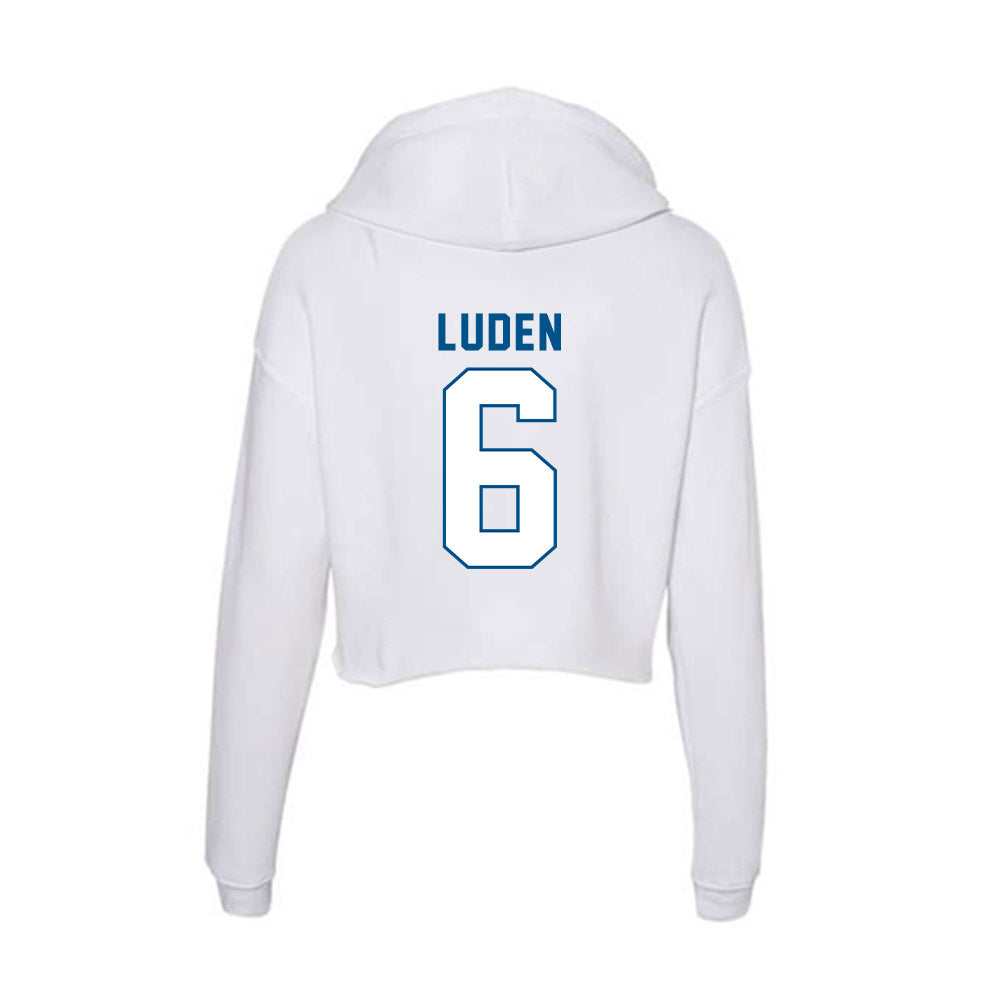 SSU - NCAA Softball : Daniela Luden - Women's Crop Fleece Hoodie-1