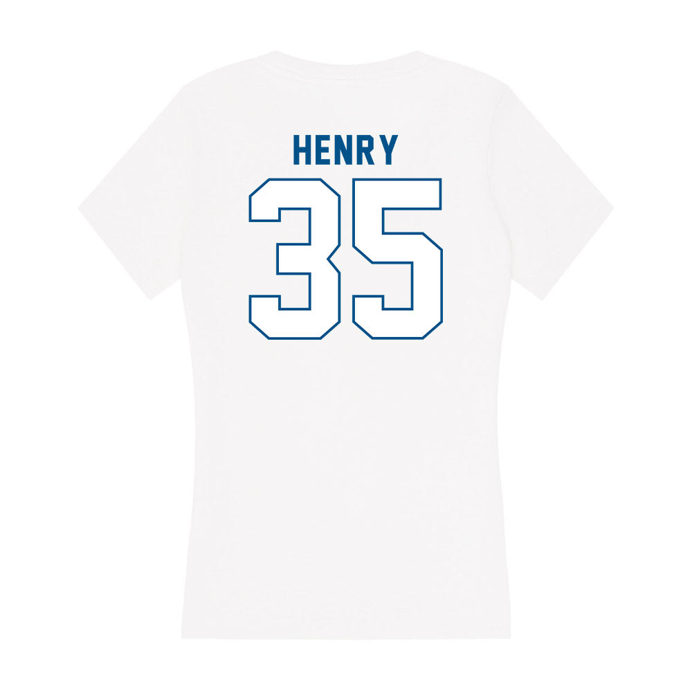 SSU - NCAA Baseball : Marcellus Henry - Women's V-Neck T-Shirt-1