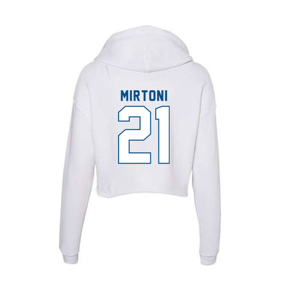 SSU - NCAA Softball : Lauren Mirtoni - Women's Crop Fleece Hoodie-1