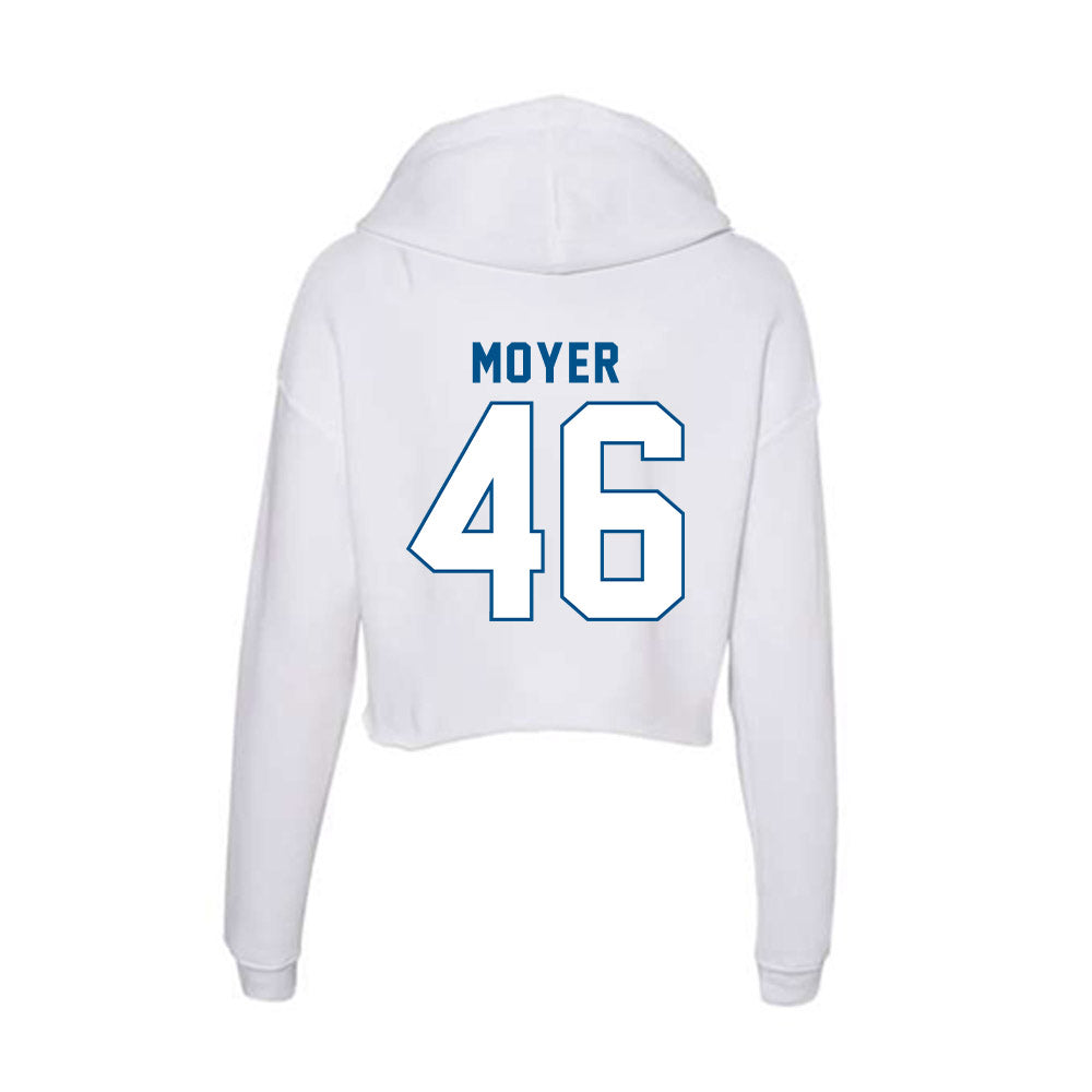 SSU - NCAA Baseball : Evan Moyer - Women's Crop Fleece Hoodie-1