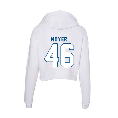 SSU - NCAA Baseball : Evan Moyer - Women's Crop Fleece Hoodie-1
