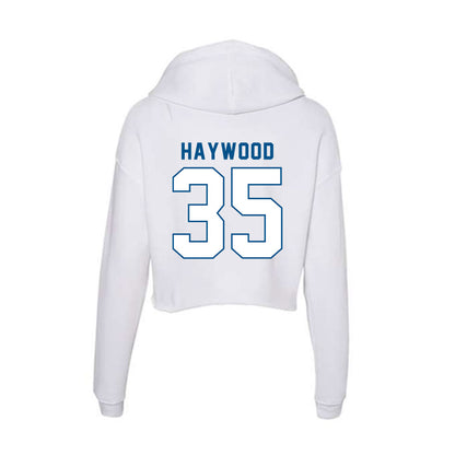 SSU - NCAA Men's Basketball : Terence Haywood - Women's Crop Fleece Hoodie-1