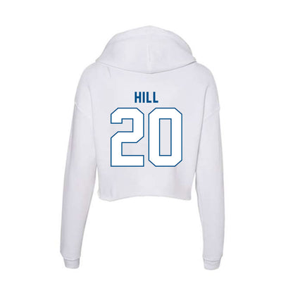 SSU - NCAA Baseball : Hawk Hill - Women's Crop Fleece Hoodie-1