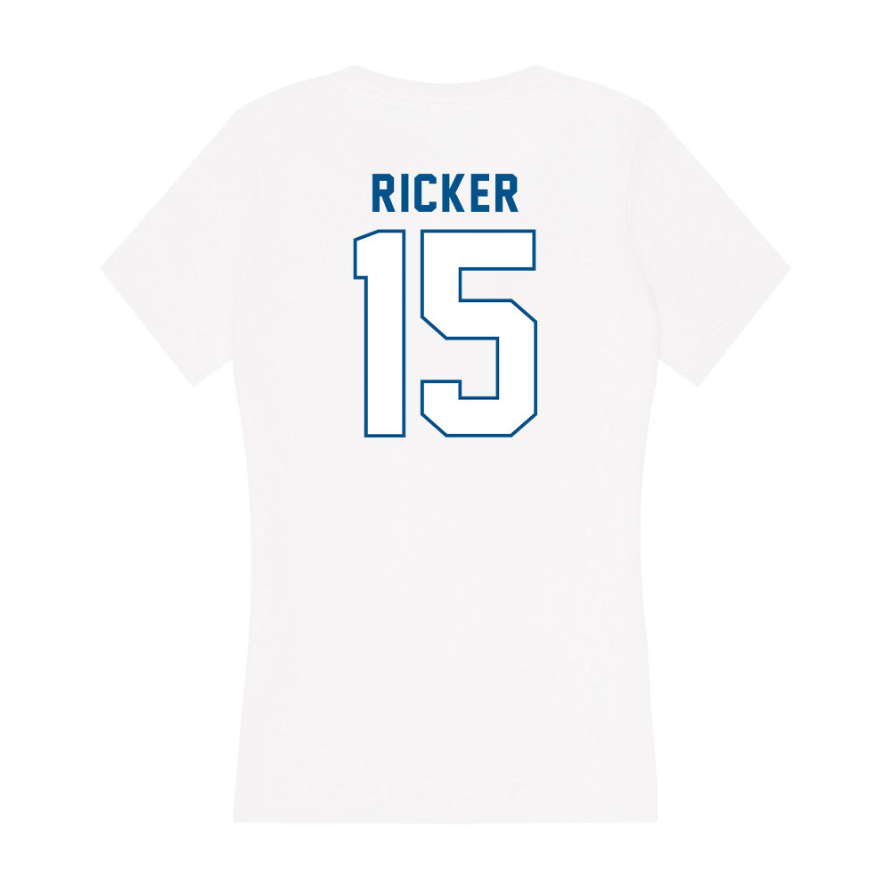 SSU - NCAA Women's Soccer : Ava Ricker - Women's V-Neck T-Shirt-1