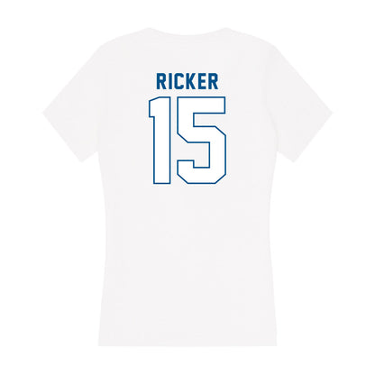 SSU - NCAA Women's Soccer : Ava Ricker - Women's V-Neck T-Shirt-1