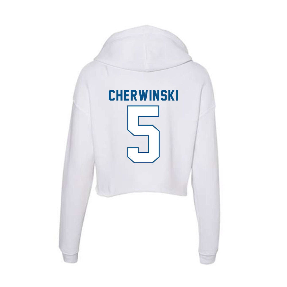 SSU - NCAA Women's Basketball : Sienna Cherwinski - Women's Crop Fleece Hoodie-1