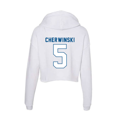 SSU - NCAA Women's Basketball : Sienna Cherwinski - Women's Crop Fleece Hoodie-1