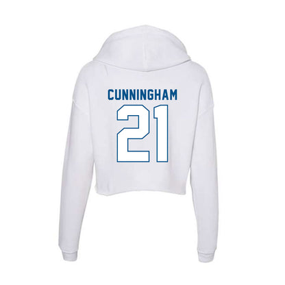 SSU - NCAA Men's Soccer : Jvon Cunningham - Women's Crop Fleece Hoodie-1