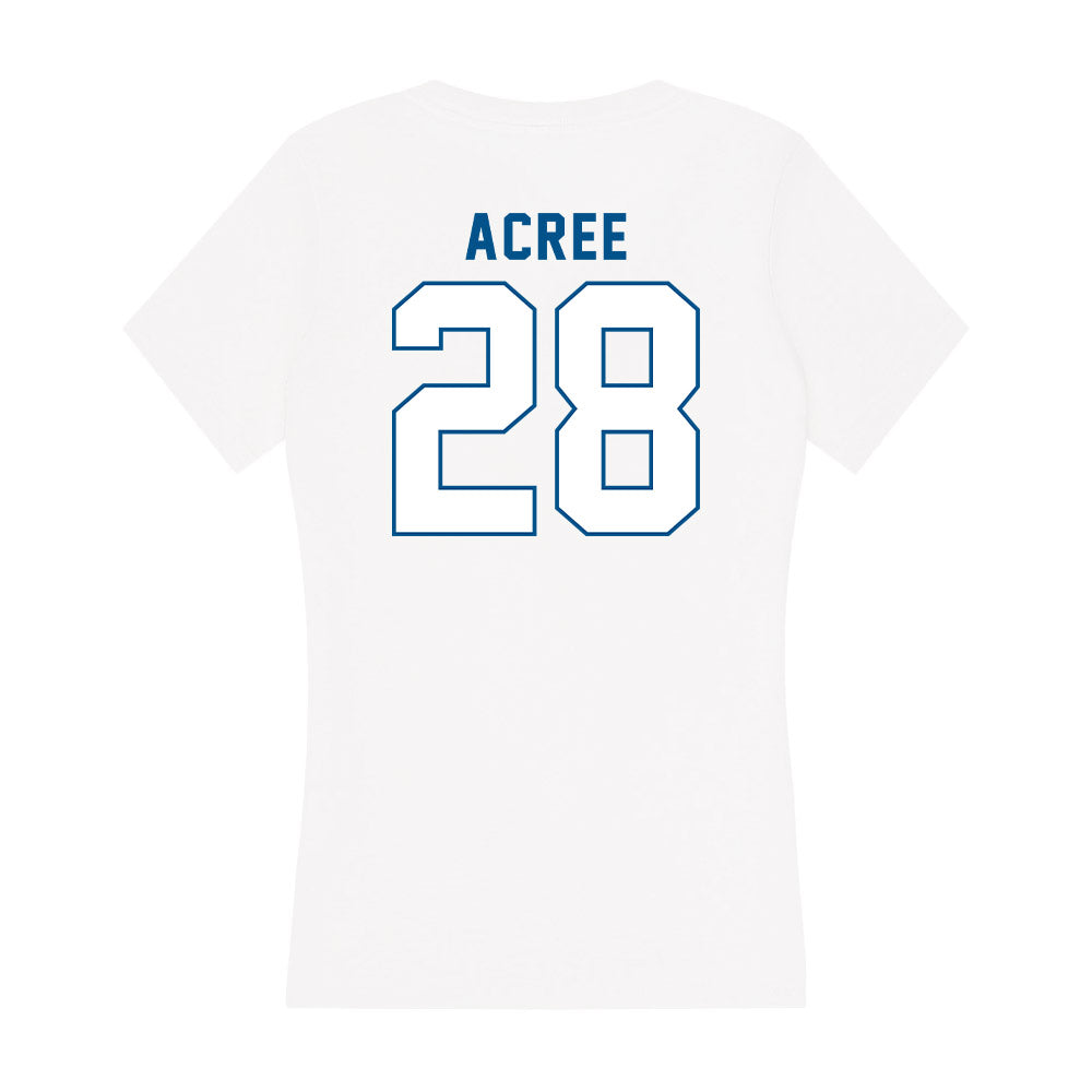 SSU - NCAA Women's Soccer : Kayleigh Acree - Women's V-Neck T-Shirt-1