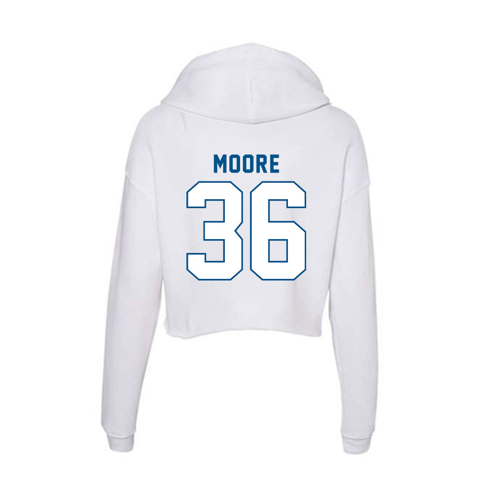 SSU - NCAA Baseball : Jesse Moore - Women's Crop Fleece Hoodie-1