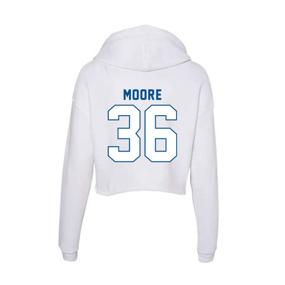 SSU - NCAA Baseball : Jesse Moore - Women's Crop Fleece Hoodie-1