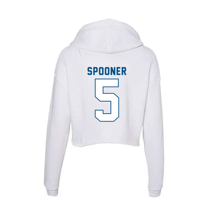 SSU - NCAA Women's Volleyball : Kaili Spooner - Women's Crop Fleece Hoodie-1