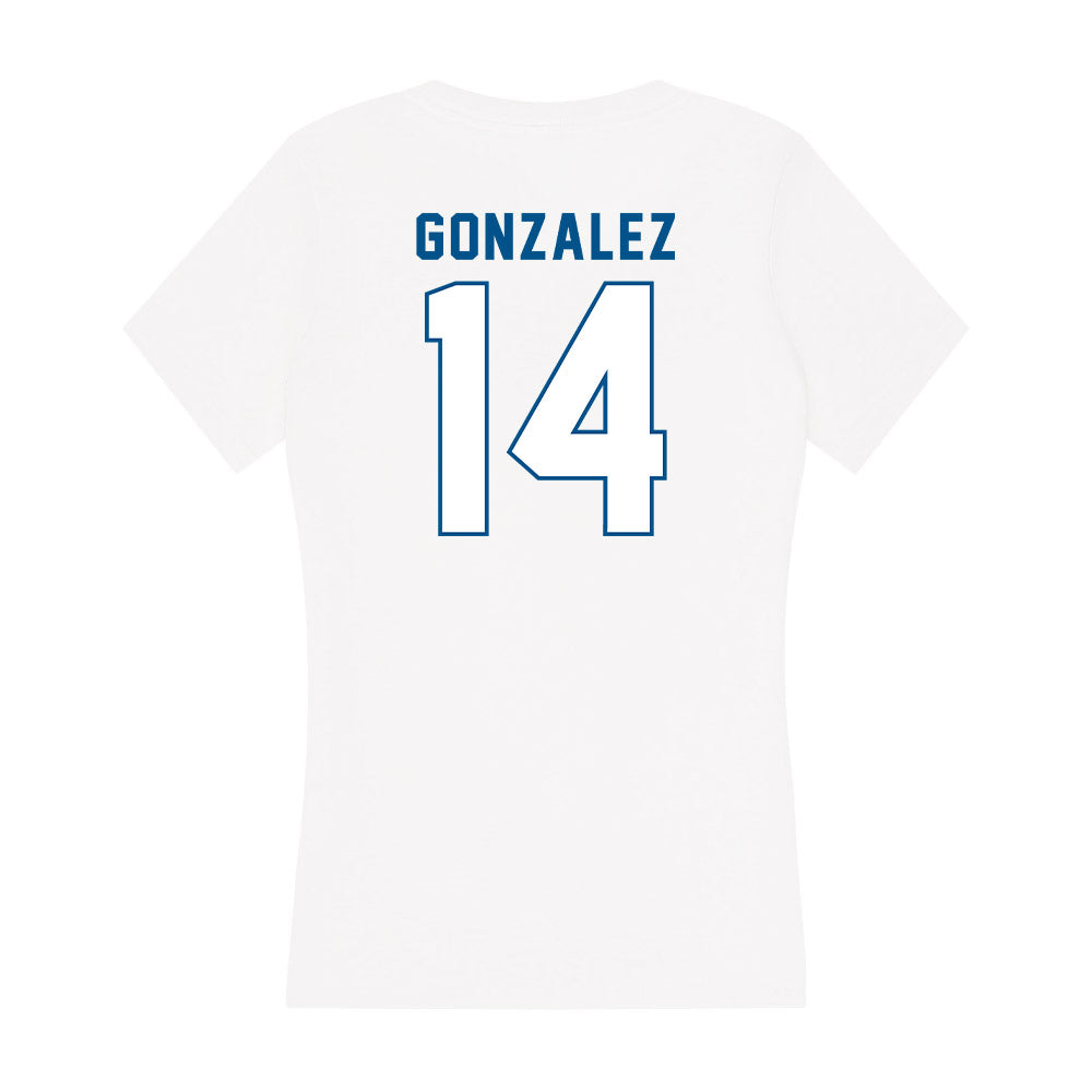 SSU - NCAA Men's Soccer : Oliver Gonzalez - Women's V-Neck T-Shirt-1