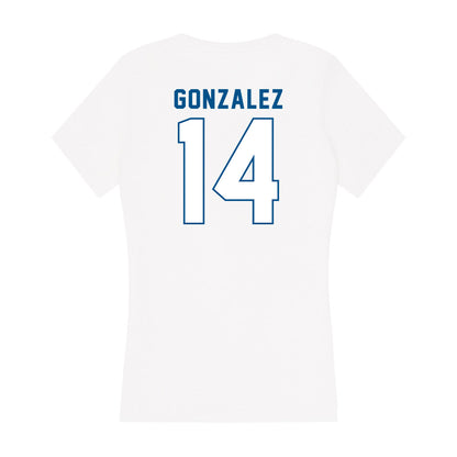 SSU - NCAA Men's Soccer : Oliver Gonzalez - Women's V-Neck T-Shirt-1