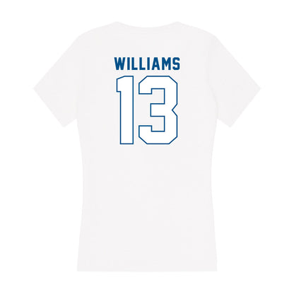 SSU - NCAA Men's Basketball : Markees Williams - Women's V-Neck T-Shirt-1
