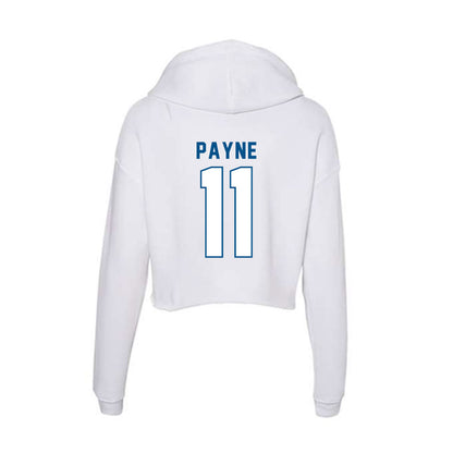 SSU - NCAA Women's Volleyball : Kya Payne - Women's Crop Fleece Hoodie-1