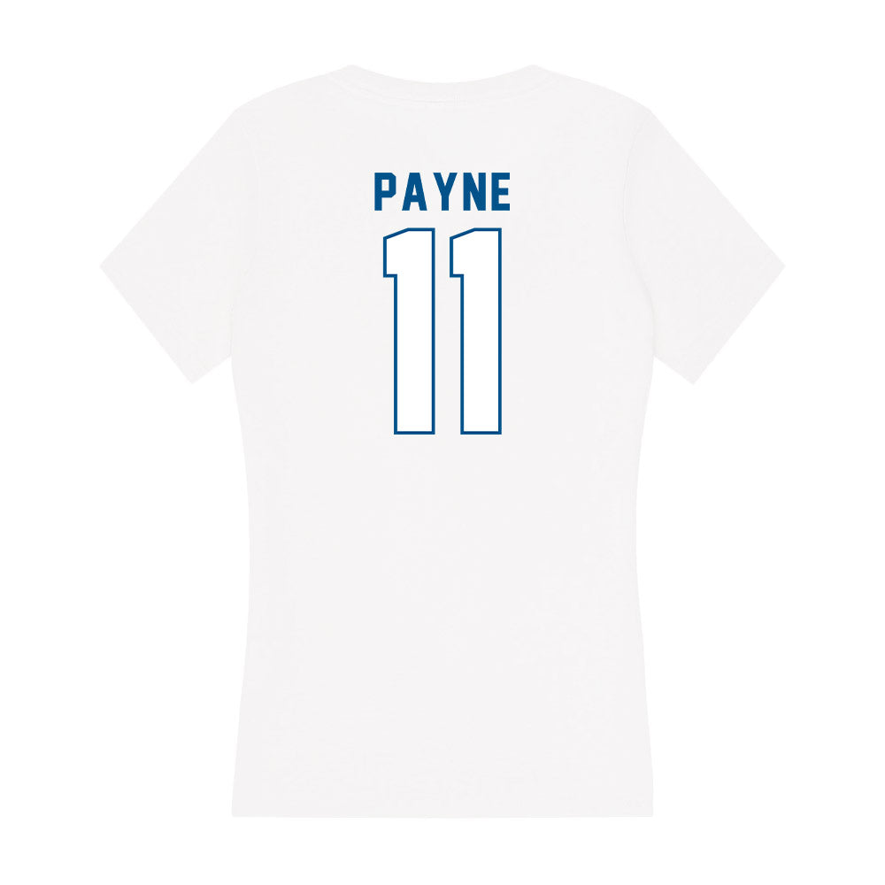 SSU - NCAA Women's Volleyball : Kya Payne - Women's V-Neck T-Shirt-1