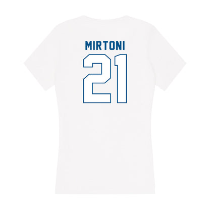 SSU - NCAA Softball : Lauren Mirtoni - Women's V-Neck T-Shirt-1