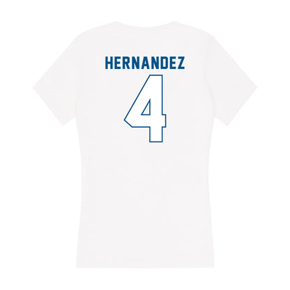 SSU - NCAA Women's Volleyball : emily hernandez - Women's V-Neck T-Shirt-1